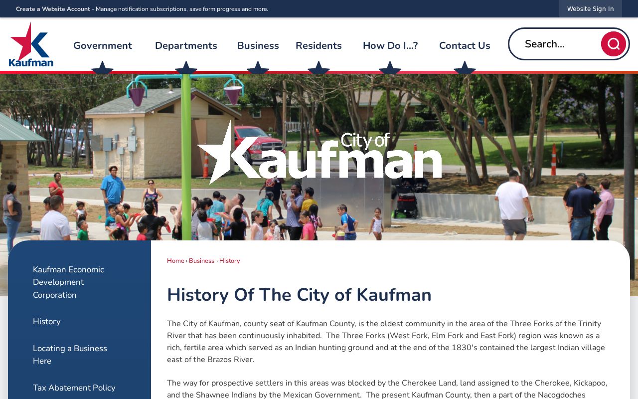 Kaufman criminal records and city courthouse history